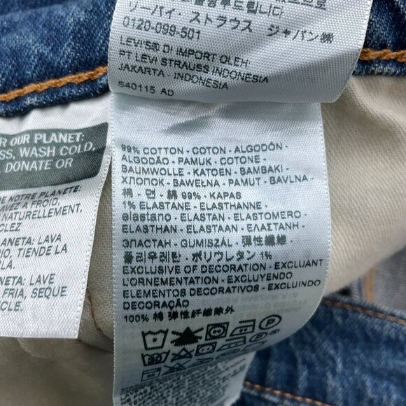 Levis 541 Jeans Men 38W x 32L Blue PC9-18181-0457 Distressed Cotton Stretch - Picture 6 of 14